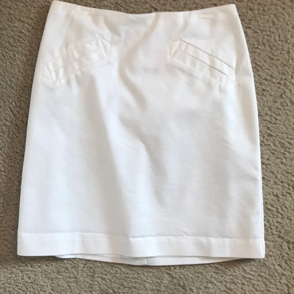 White skirt
